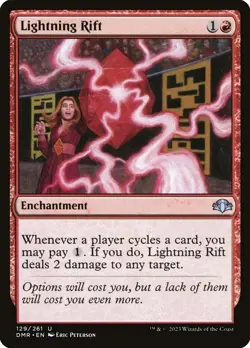 x1 Lightning Rift Dominaria Remastered MTG 129/261 UNCOMMON M/NM 1x - Image 1