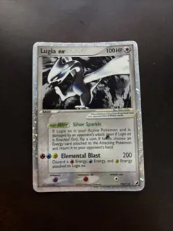 Pokemon Lugia EX TCG Holo Card Unseen Forces 105/115 - Image 1