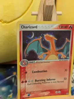 2007 POKEMON EX POWER KEEPERS CHARIZARD #6/108 RARE HOLO *Swirl* - Image 2