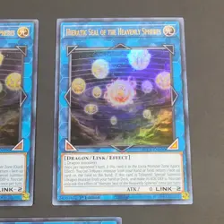 Yugioh - 3x Hieratic Seal of the Heavenly Spheres - BLCR-EN090 - NM/LP, 1st 2022 - Image 4