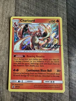 PRERELEASE Charizard HOLO PROMO Pokemon SM158 SM Team Up Holo - Image 1