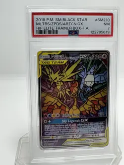 Pokemon TCG 2019 Black Star MLTRS/ZPDS/ARTCN GX HIF ELITE Trainer Box PSA 7 - Image 3