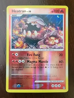 VLP! Heatran - 3/99 - Pokemon Platinum Arceus Reverse Holo Rare - Image 1