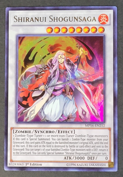 Yugioh TCG - Shiranui Shogunsaga - MP16-EN212 - 1st Ed - NM - Ultra Rare - 2016 - Image 1