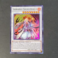Yugioh TCG - Shiranui Shogunsaga - MP16-EN212 - 1st Ed - NM - Ultra Rare - 2016 - Image 2