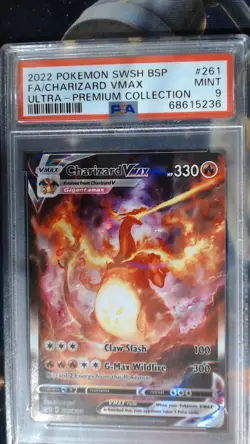 2022 Pokemon Charizard VMAX SWSH261 Ultra Premium Collection PSA 9 - Image 1