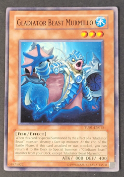 Yugioh TCG - Gladiator Beast Murmillo - TU01-EN015 - LP - Unl - Monster 2009 - Image 1