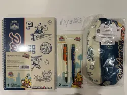World Championships 2025 Anaheim Pokemon Center Notebook, Pencil Case, & 2 Pens - Image 1