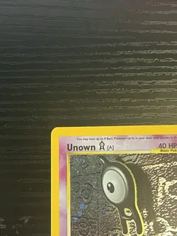 Pokemon TCG Unown [A] 14/75 Neo Discovery Holo Rare Vintage Nintendo 2001 LP - Image 2
