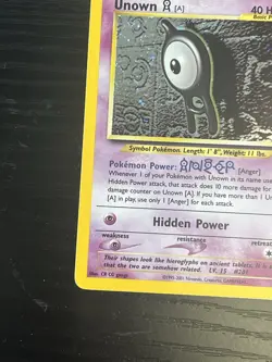 Pokemon TCG Unown [A] 14/75 Neo Discovery Holo Rare Vintage Nintendo 2001 LP - Image 5