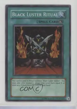 Black Luster Ritual Unlimited YuGiOh Starter Deck Yugi Evolution #SYE-025 2004 - Image 1