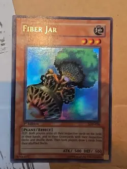 Yugioh Fiber Jar LOD-056 1st Edition Ultra Rare NM - Image 1