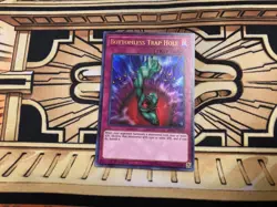 Bottomless Trap Hole BLRR-EN101 1st Ultra Rare NM Yugioh Card - Image 1