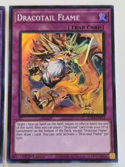 Dracotail Arthalion JUSH-EN006 Ultra Rare Yugioh 1st Edition Mint + FREE BONUS - Image 4