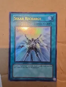 Yugioh Solar Recharge LODT-EN052 Unlimited Ultra Rare NM - Image 1