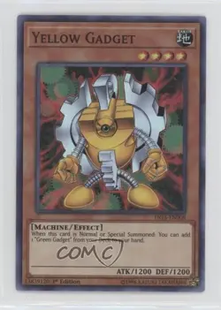 Super Rare - Yellow Gadget 1st Ed. YuGiOh Fists of the s #FIGA-EN008 - Image 1
