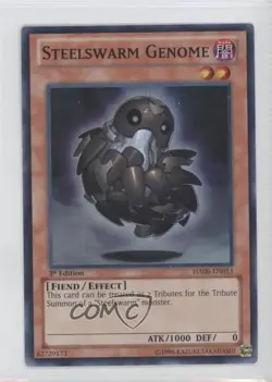 Steelswarm Genome 1st Ed. YuGiOh Hidden Arsenal 6: Omega Xyz #HA06-EN013 READ - Image 1