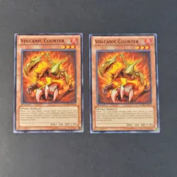 Yugioh TCG - 2x Volcanic Counter - SDOK-EN014 - NM/LP - 1st Ed - Common - 2013 - Image 2