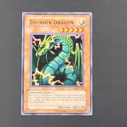 Yugioh TCG - Thunder Dragon- DB2-EN058 - NM/LP, Unlimited, Dark Beginning 2 2005 - Image 1