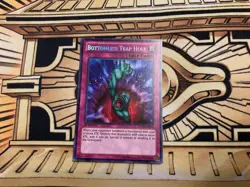 Bottomless Trap Hole LCJW-EN078 1st Secret Rare LP Yugioh Card - Image 1