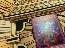 Bottomless Trap Hole LCJW-EN078 1st Secret Rare LP Yugioh Card - Image 2