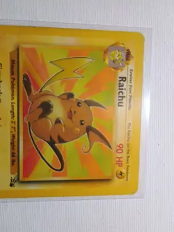 Pokemon TCG Raichu Card 29/62 Fossil Regular LP - Image 3