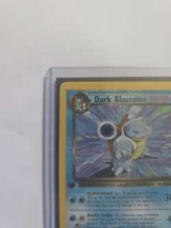 Pokemon TCG Dark Blastoise 20/82 Rare Non-Holo Card 1st Edition - Image 2