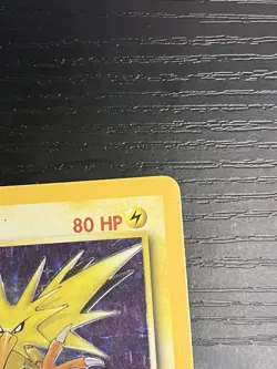 Pokemon TCG Zapdos 15/62 Fossil Set Vintage Holo Rare Card WOTC 1999 MP - Image 4