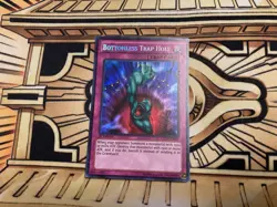 Bottomless Trap Hole LCJW-EN078 1st Secret Rare NM Yugioh Card - Image 1