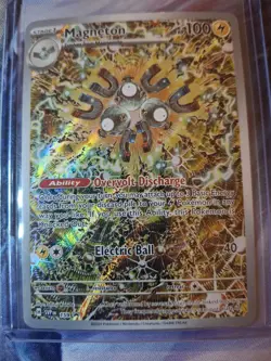 Pokemon TCG Magneton Black Star Promo Card Surging Sparks NM/M - Image 1