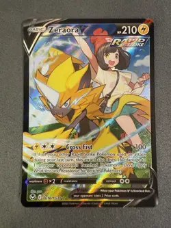 Zeraora V TG16/TG30 Silver Tempest Trainer Gallery HOLO NM Pokemon Card - Image 2