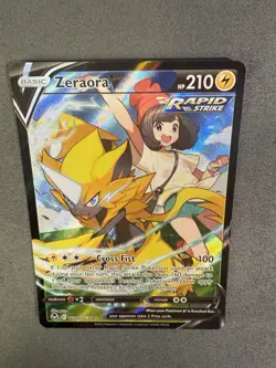 Zeraora V TG16/TG30 Silver Tempest Trainer Gallery HOLO NM Pokemon Card - Image 5