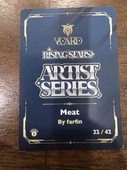 VCard TCG Rising Stars Meat Box Topper 1st First Edition Card Gamersupps - Image 4