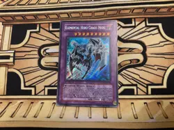 Elemental Hero Chaos Neos GLAS-EN036 1st Secret Rare MP Yugioh Card - Image 1