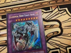 Elemental Hero Chaos Neos GLAS-EN036 1st Secret Rare MP Yugioh Card - Image 2