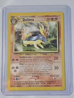 Quilava 47/111 Neo Genesis Uncommon Vintage Pokemon Card TCG English - NM - Image 1