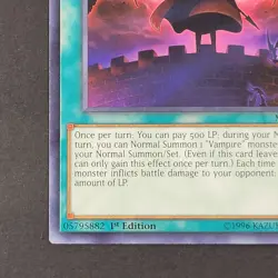 Yugioh TCG - Vampire's Domain - MP19-EN241- NM - 1st Edition - Common Spell 2021 - Image 3