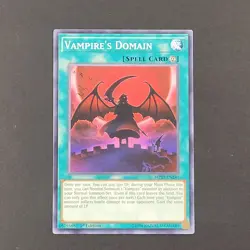 Yugioh TCG - Vampire's Domain - MP19-EN241- NM - 1st Edition - Common Spell 2021 - Image 1