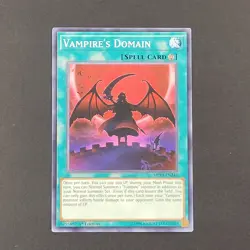 Yugioh TCG - Vampire's Domain - MP19-EN241- NM - 1st Edition - Common Spell 2021 - Image 2
