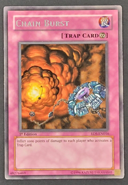 Yugioh TCG - Chain Burst - RDS-EN056 - NM/LP - 1st Edition - Common - Trap 2004 - Image 1