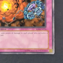 Yugioh TCG - Chain Burst - RDS-EN056 - NM/LP - 1st Edition - Common - Trap 2004 - Image 4