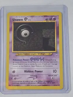 Pokemon TCG Unown 2002 Neo Destiny 57/105 Unlimited Uncommon NM Card - Image 1