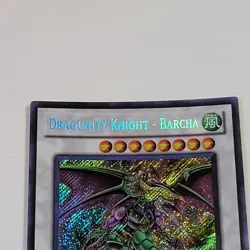 Yugioh TCG - Dragunity Knight Barcha - HA04-EN059 - NM 1st - Secret Rare - 2011 - Image 4