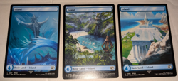 Island - Final Fantasy - Full Art Lands - 1 of Each - Magic The Gathering - MTG - Image 1