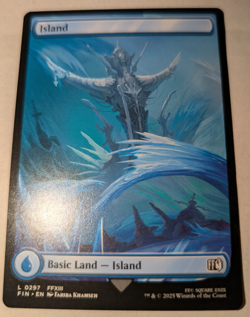 Island - Final Fantasy - Full Art Lands - 1 of Each - Magic The Gathering - MTG - Image 2