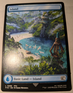 Island - Final Fantasy - Full Art Lands - 1 of Each - Magic The Gathering - MTG - Image 3