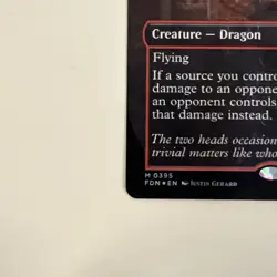 MTG Borderless Mana Foil Twinflame Tyrant NM Unplayed Foundations - Image 2