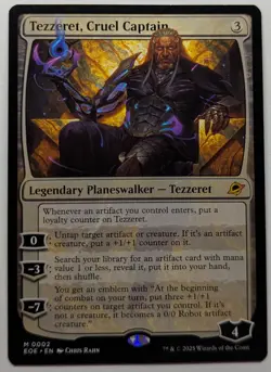 TEZZERET, CRUEL CAPTAIN - Edge of Eternities - MTG Magic: The Gathering - Image 1
