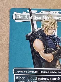 MTG Cloud Midgar Mercenary Borderless REGULAR #375 English Mythic - Image 2