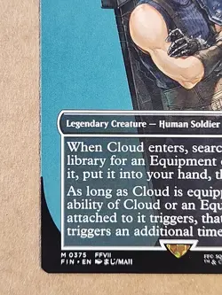 MTG Cloud Midgar Mercenary Borderless REGULAR #375 English Mythic - Image 4